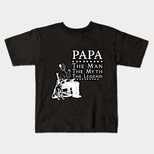 Papa The Man The Myth T-Shirt Kids T-Shirt